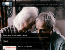 Tablet Screenshot of lichtblick-film.com